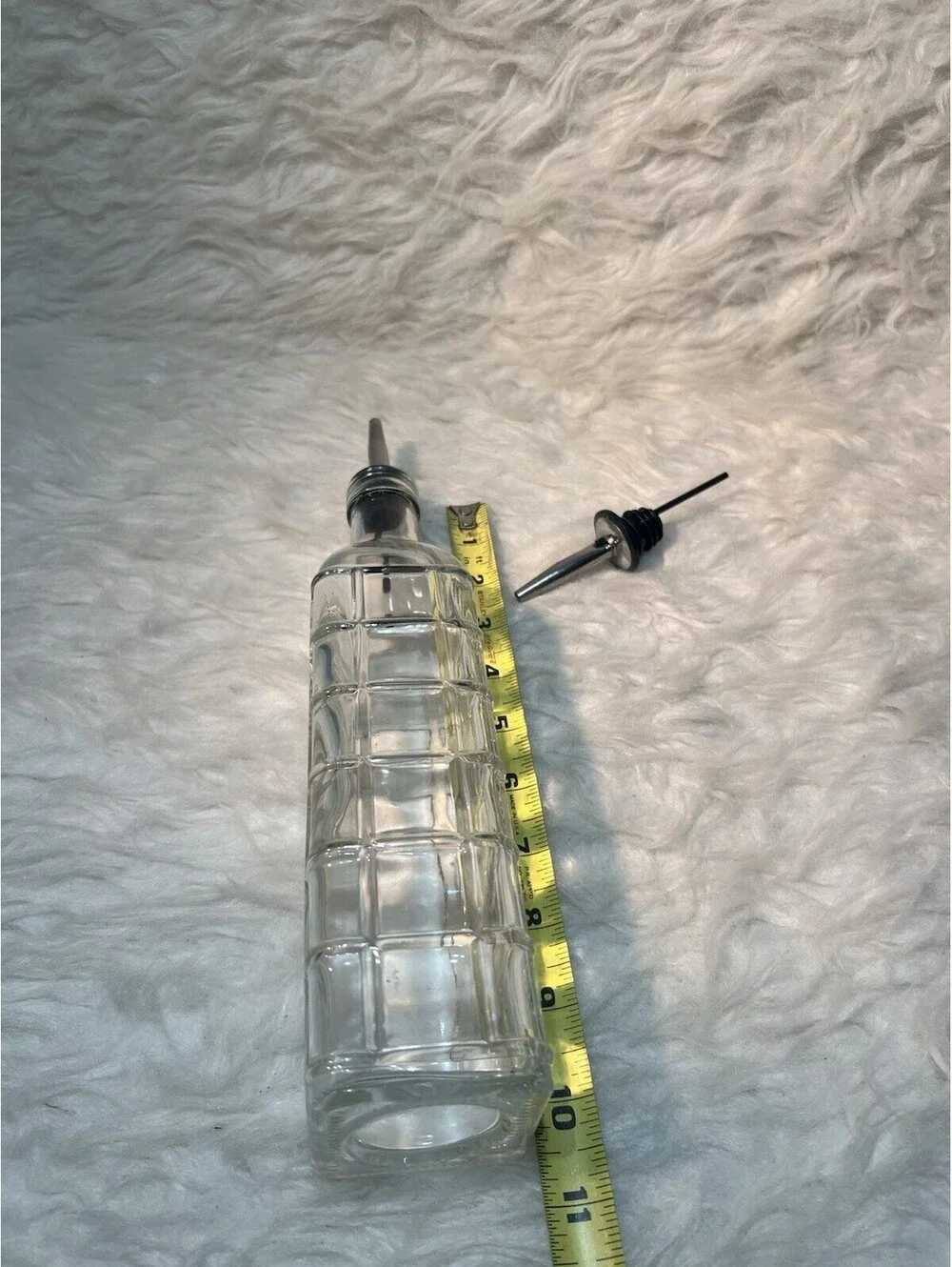 Glass Olive Oil Dispenser Bottle with Extra Pour Spout